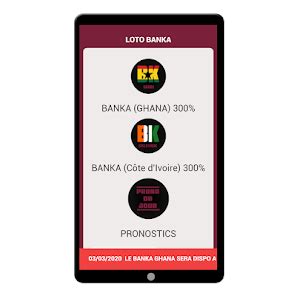 Loto Banka (SPECIAL BANKA) – Applications sur Google Play.